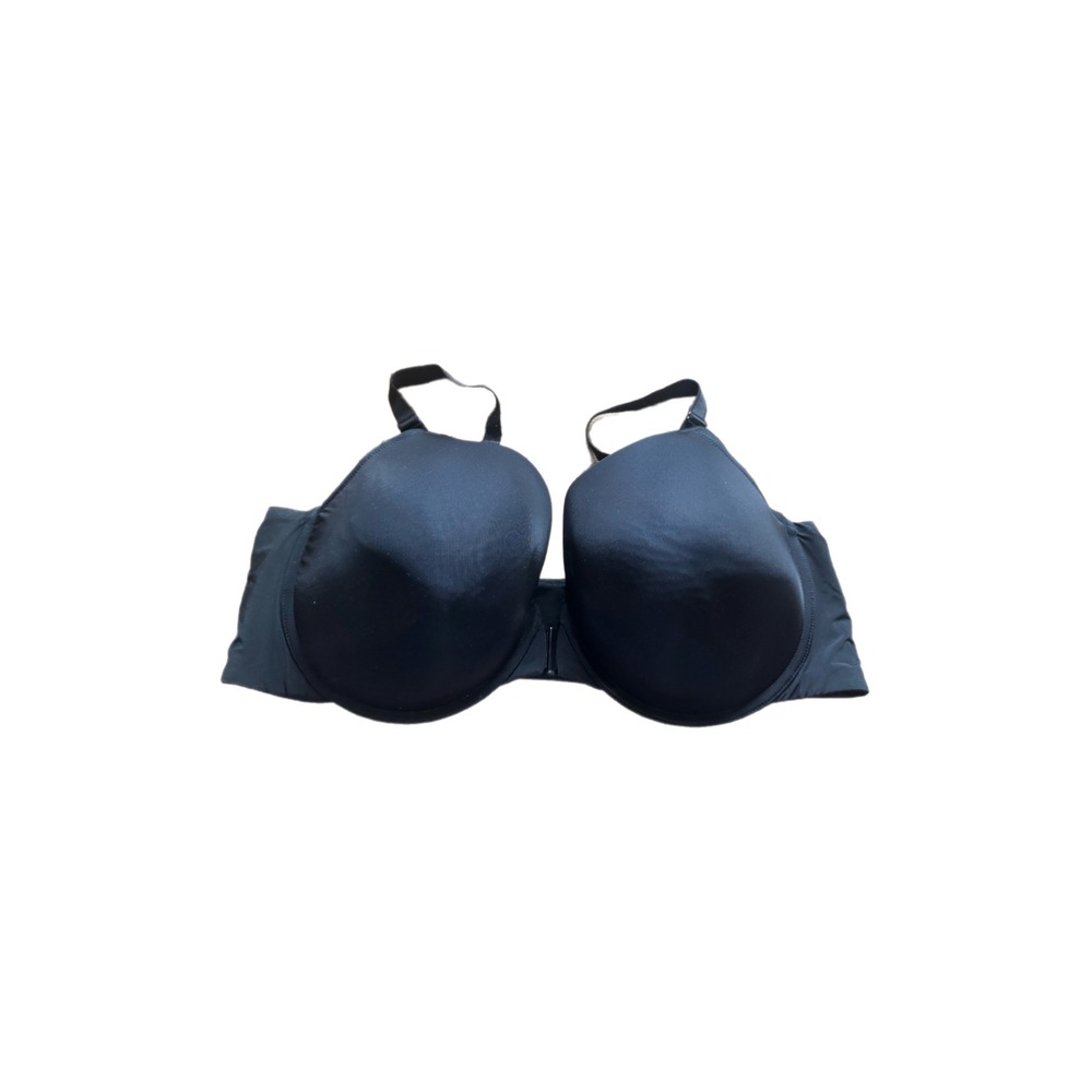 Torrid Perfect T Front-Close Bra Women 44DD Black Excellent Lightly Lined